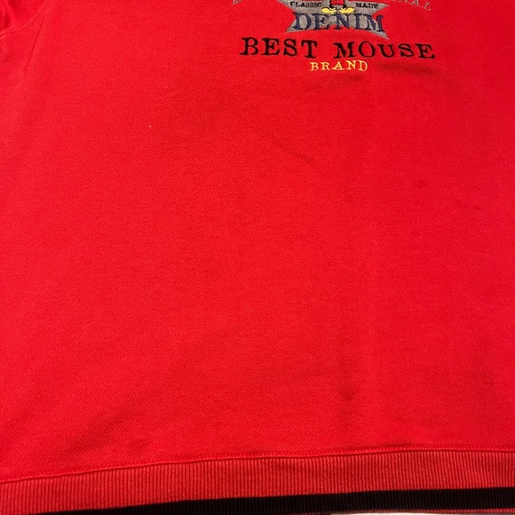 Vintage 90’s Disney Mickey & Co. Red Crewneck Sweatshirt - Picture 4 of 6